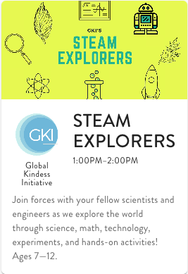 Virtual STEAM Explorers